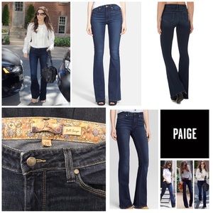 Paige Bell Canyon High Rise Flare Jeans